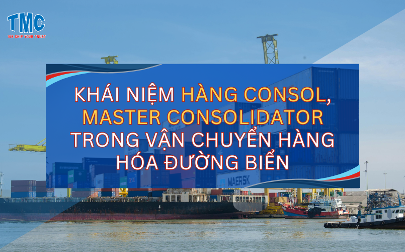 Khái niệm hàng Consol, Master Consolidator trong vận chuyển hàng hóa bằng đường biển